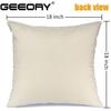 GEEORY St Patricks Day Pillow Covers 18x18 Set of 4 St Patricks Day Decorations for Home Shamrock Lucky St Patricks Day Decorative Throw Pillows