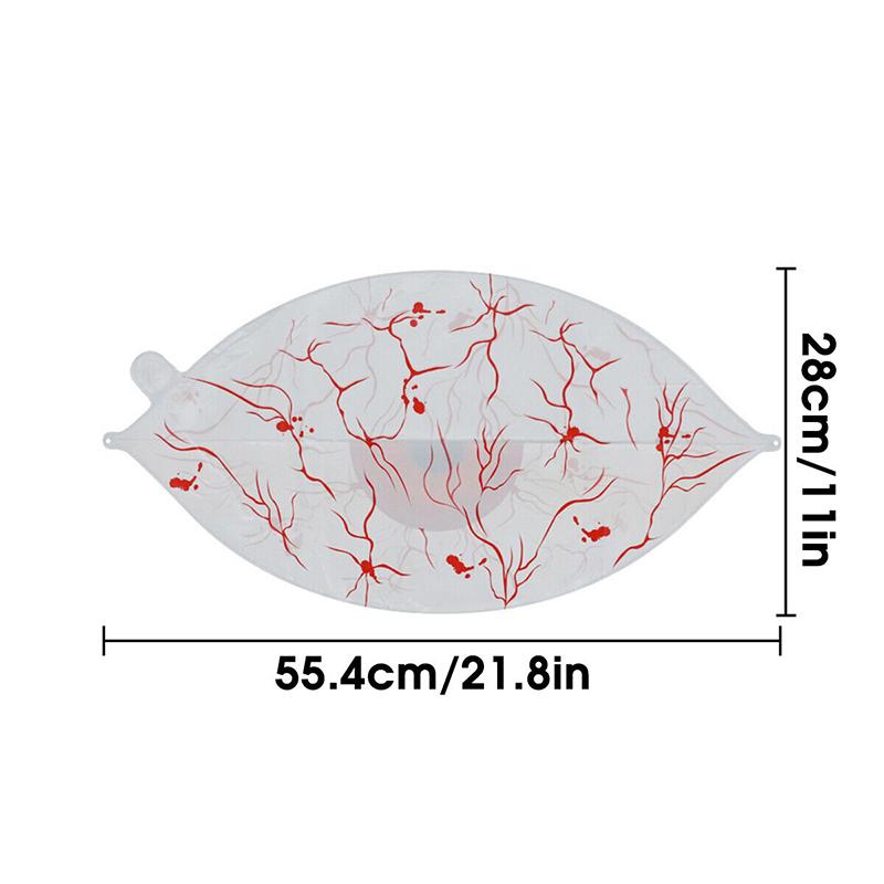 6 bucăți globi oculari gonflabili de Halloween, cadou de decor pentru petrecere în aer liber de Halloween