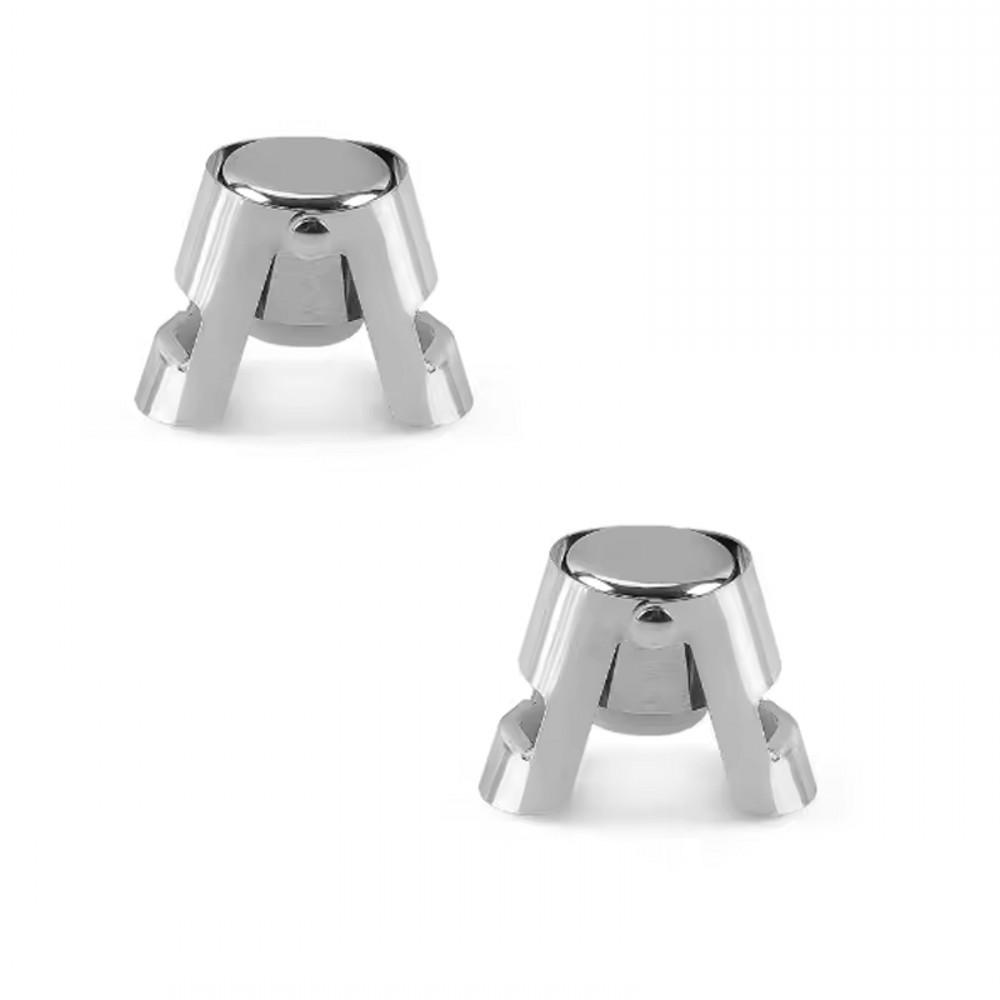 1/2pcs Stainless Steel Wine Bottle Stopper Wine Beer Bottle Cork Plug Sealing Bottle Cap Champagne Sparkling stopper Bar Tools