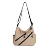 Simple and Unique Zipper Fashion Commuting Crossbody Single-shoulder Tote Bag