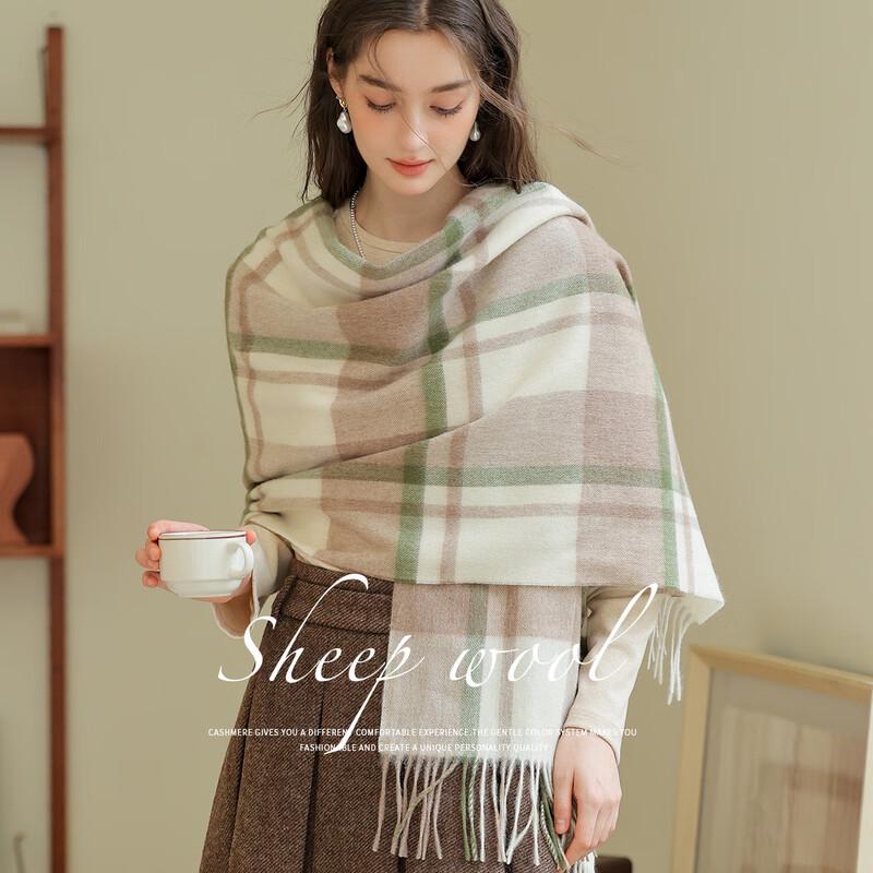 

Women s Premium Autumn Winter Plaid Scarf One Size (180*60cm)