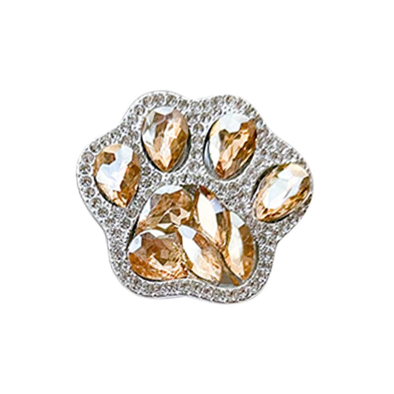 

Rhinestone Luxury Mobile Phone Airbag Bracket Cat Claw Paste Retractable Light Luxury Full Drill Desktop Watching Drama Bracket Female