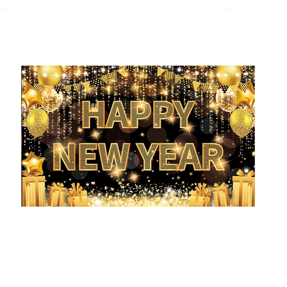 180x115cm New Year Decorations Countdown Party Background Banner  Home Party Decor