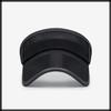 Plain Visor Mesh Cap Hat for Outdoor Fishing Golf Women Men CA791 [White Fang] (Blue)
