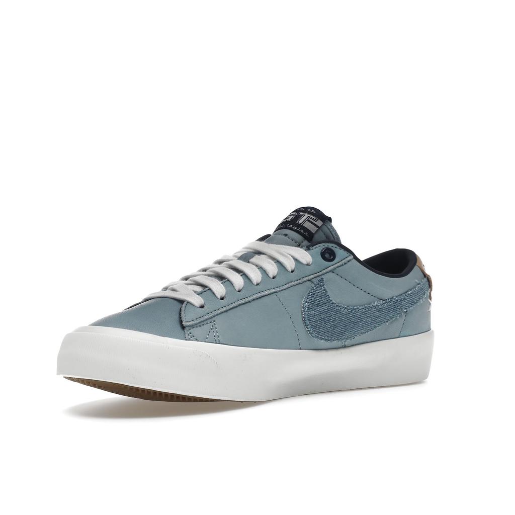Nike Blazer Low GT SB Light Denim Unisex Sneakers Blue Summit-White Gum-Light-Brown DM8890-100