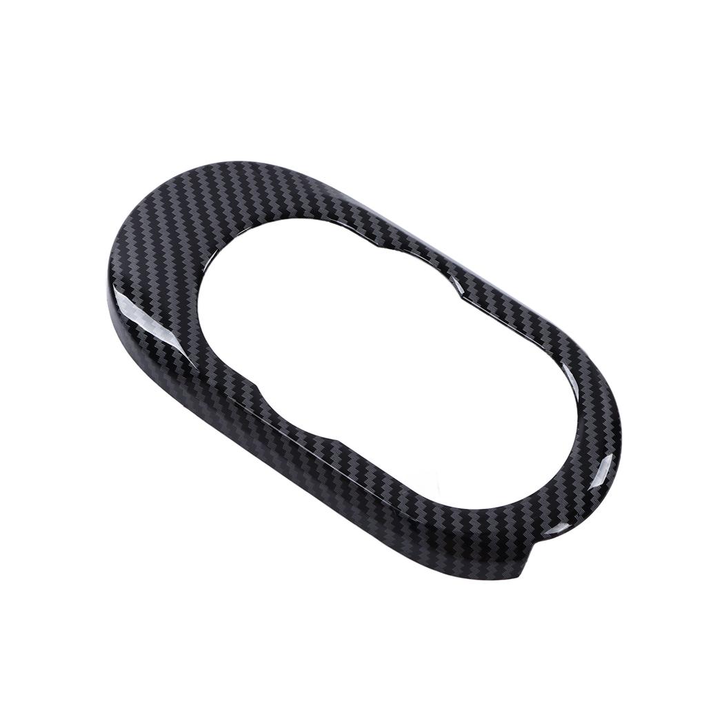 Acabamento de Capa de Botão de Controle Multimídia Estilo Fibra de Carbono Substituição para Hatchback F55 F56 F57