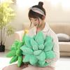 2545Cm Lifelike Succulent Plants Plush Stuffed Toys Soft Doll Creative Potted Flowers Pillow Chair Cushion For Girls Kids Gift