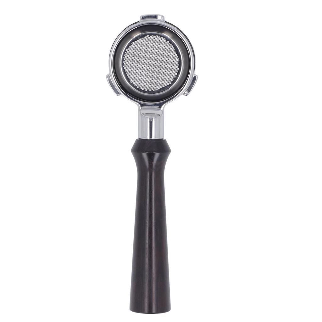 58 mm bottenlös portafilter Trähantag Rostfritt stål Korg Avtagbar 3-öron Kaffeporfiter för Barsetto