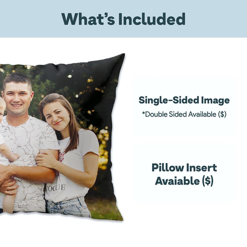 Personalized Pet Cushion Custom Pet Photo And Text Gift for Pet Mom Dad Present for Pet Families Unique Pet Portrait Keepsake
