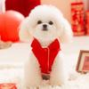 Winter Thickened Warm Small Dog Teddy Bigbear Puppy Can Trace Two-legged Cotton Clothing Cat Dog Pet Clothing