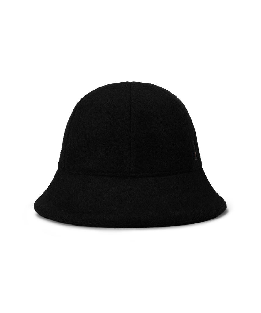 Bajal Va Studded Wool Bucket Hat Black