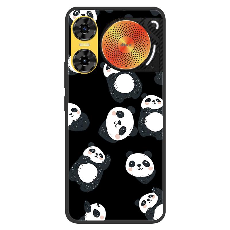 For ZTE Nubia Music 2 Case 2025 New 5G Fashion Flower Soft Silicone Shockproof Bumper For nubia Music2 5G Strip Phone Back Cover
