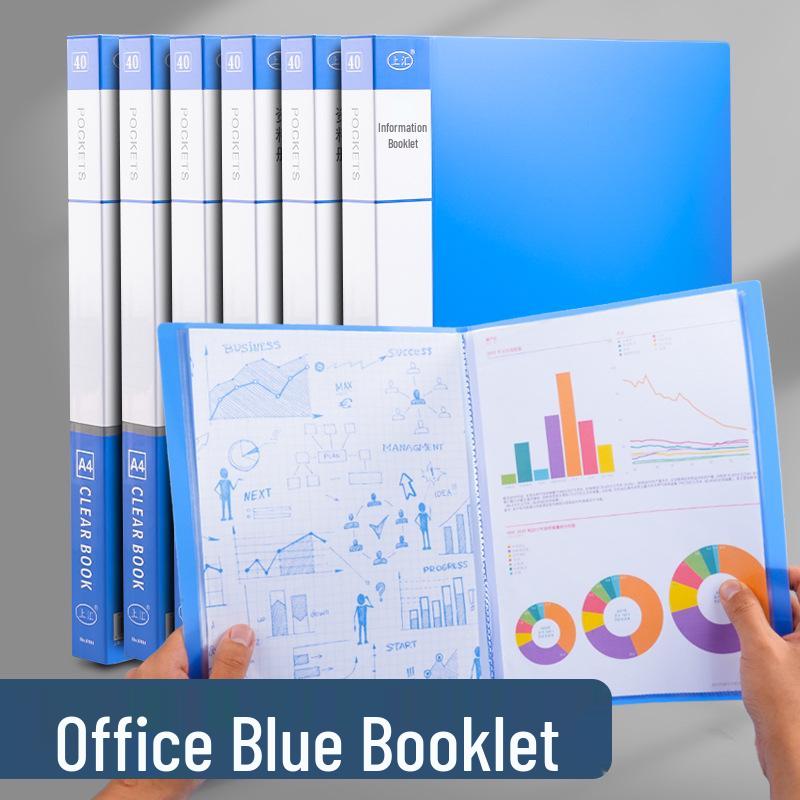 A4 Multi-Layer Transparent Document Folder for Office & Certificate Storage