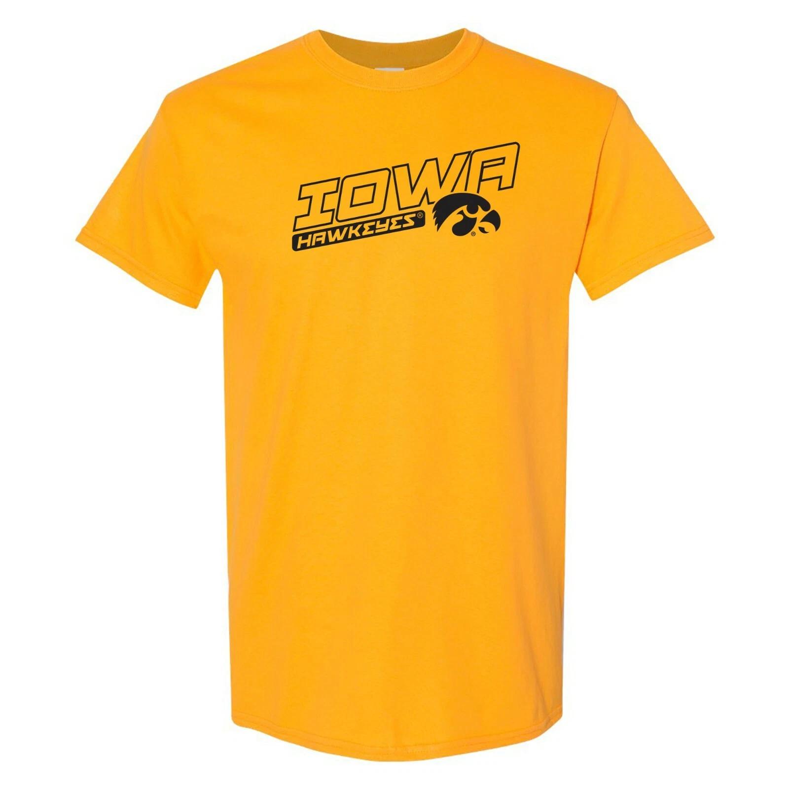Iowa Hawkeyes Warrior Slant T-Shirt - Gold S