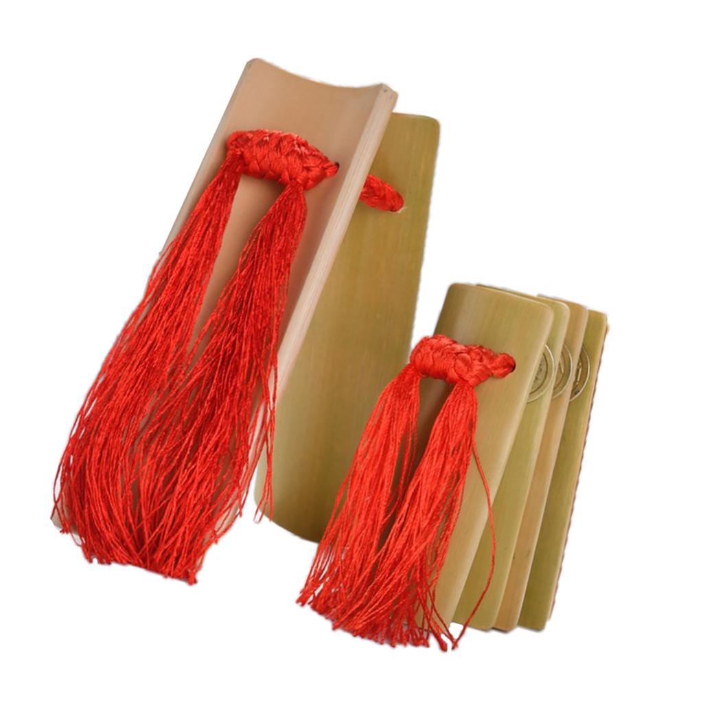2 Pieces Large Small Bamboo Clapper Percussion for Kids buy from 21 on Joom e