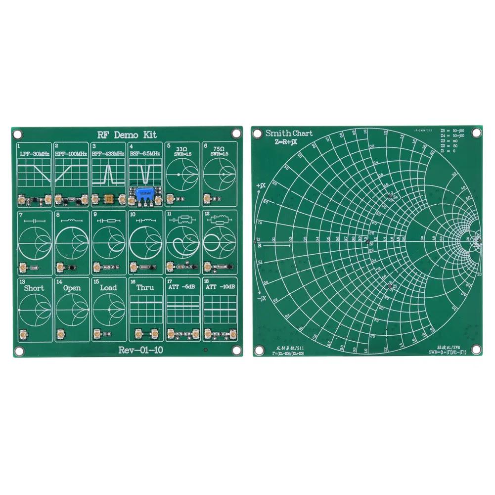 HF-Test Platine, 18 Funktions Module HF-Demo-Kit Nanovna HF-Test Modul Vektor-Netzwerk Analysator Platine Filter-/Dämpfung Modul