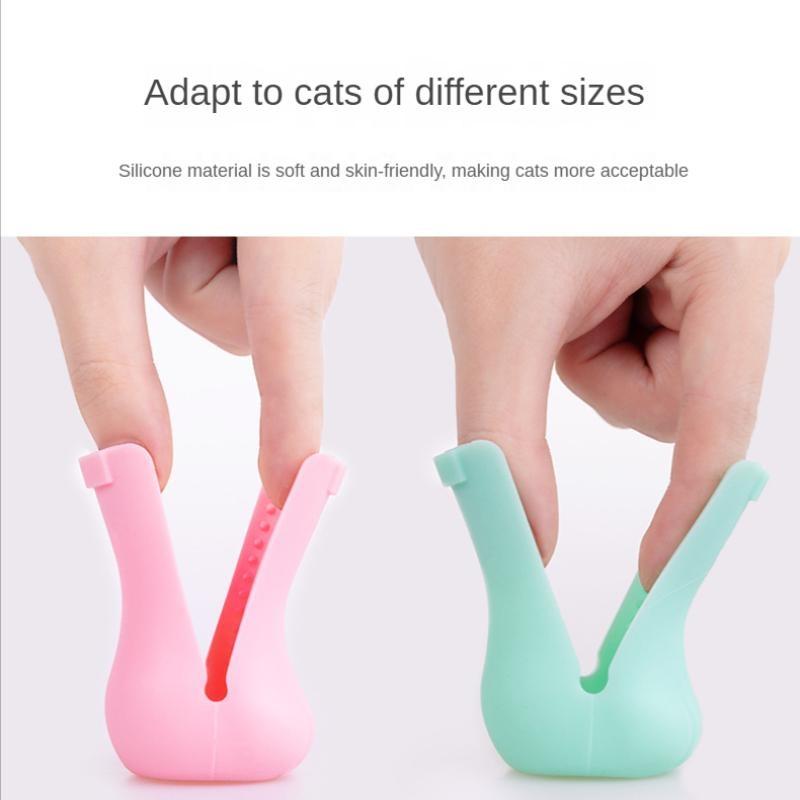 Pantofi Ajustabili din Silicon Rezistent la Zgârieturi pentru Picioare de Pisică pentru Băi, Medicamente Injectabile, Protector Manșon Anti-Zgârieturi, Instrument de Frumusețe pentru Animale de Companie din Silicon