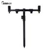 Extending Bank Stick Carp Fishing Adjustable Aluminum Bankstick Pole Rest for Bite Alarm