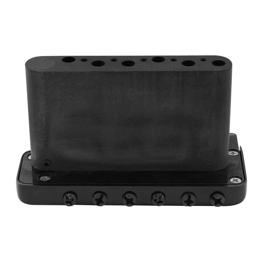 Unidad de Trémolo para Guitarra Wilkinson Puente de Trémolo Para Stratocaster Eléctrica Negro WVPC-SB 10.8mm 6 Puntos Guitarras de Importación/Japón,
