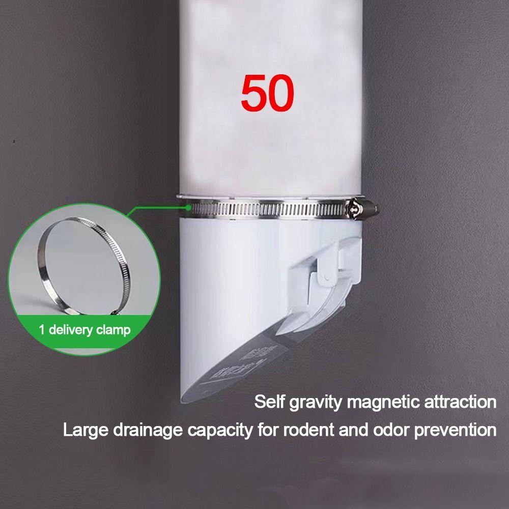 50-110mm Drainage Pipe Floor Drains Rain Pipe Cap  Outdoor Balcony Bathroom Accessory