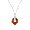Süßer Blumenanhänger Choker Ausgestanzte Blumengirlande Acrylmaterial Ein Must-Have-Accessoire für modebewusste Damen