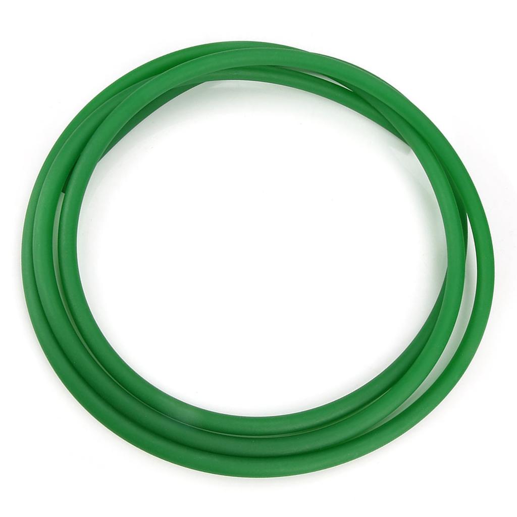Green Rough Surface PU Polyurethane Round Belt for Drive Transmission(12mm*3m)