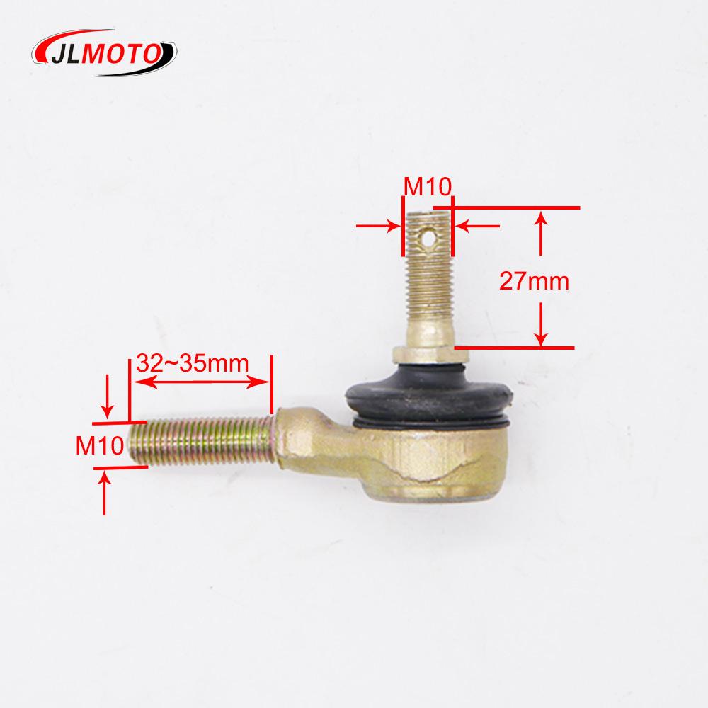 M10-M10 1 Paar/2 Stück 120mm 130mm 140mm 150mm 170mm 200mm ATV Spurstangen-Kits Passend für Kugelgelenk für China Chinesische ATV Quad Bike Teile