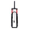 Mountain Bike Front Fork 29inch Dual Air Chamber Damping Red Straight Remote Lockout Shock Absorber Front Fork for Bike