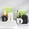 with Sponge Holder 4-in-1 Soap Dispenser Refillable Dual Soap Dispenser  Kitchen