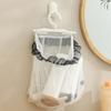 Breathable Mesh Hanging Bag Clothes Pin Holder With Hook Washable Clothespin Peg Storage Undergarment Laundry