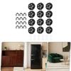 12pack Auto Adhesive Furniture Casters With 360 Degree Swivels Heavy Type Furniture Wheel Furniture Rollers With Steel