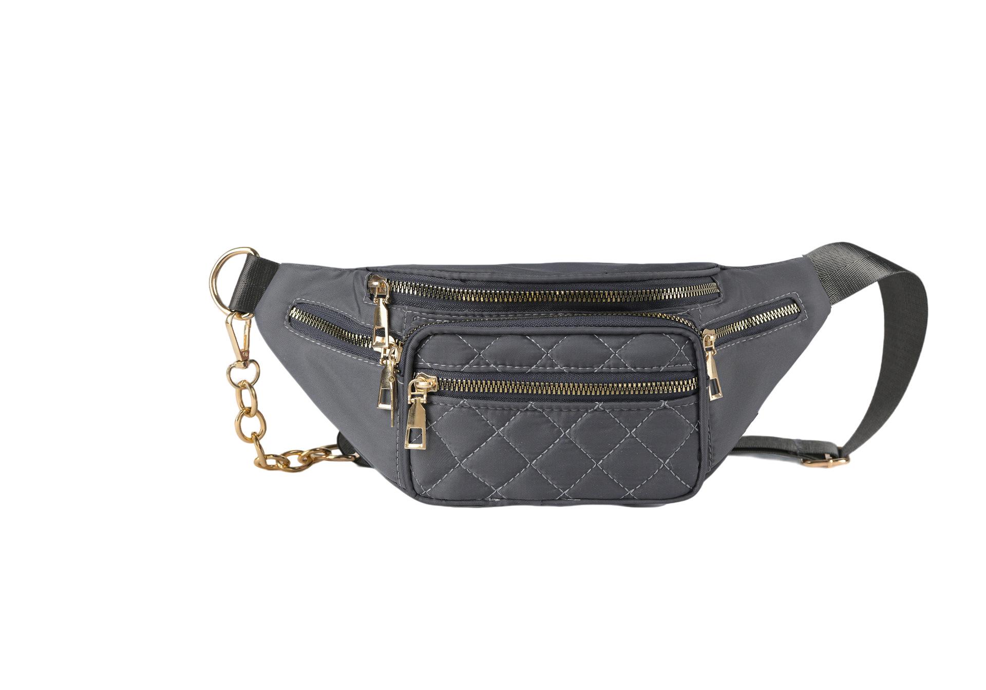 Women s Large Capacity Oxford Cloth Waist & Crossbody Bag