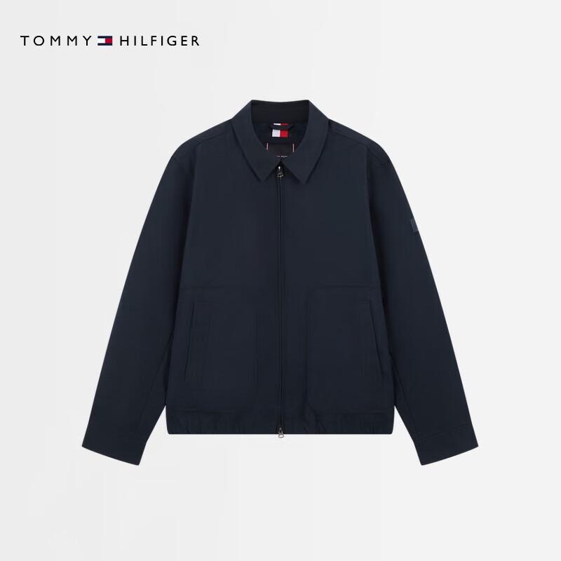 Tommy Hilfiger Men's Business Casual Double-Zip Lapel Jacket