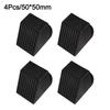 Set of 4 Non Slip Rubber End Covers for Fitness Equipment and Chair Legs