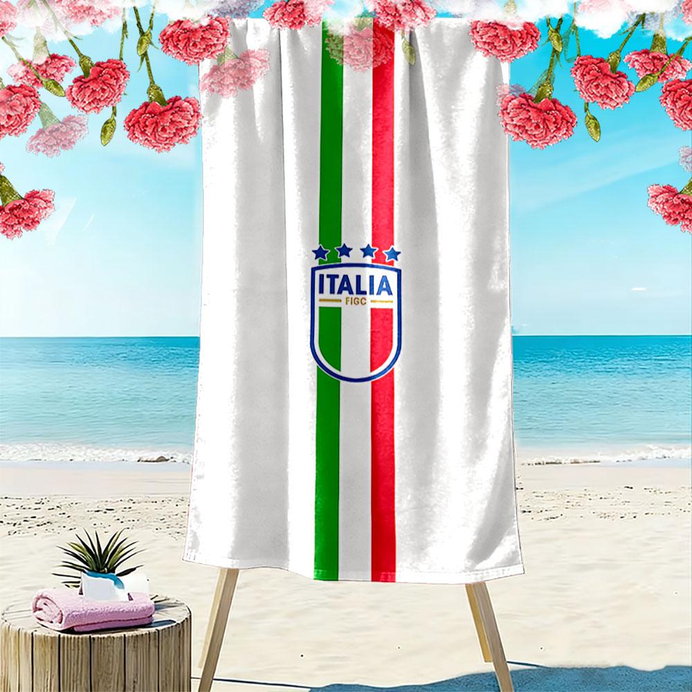Italia Flag Design Beach Towel Beach Towel Quick-drying for Travel Outdoor Sports Jogging Beach and Swimming