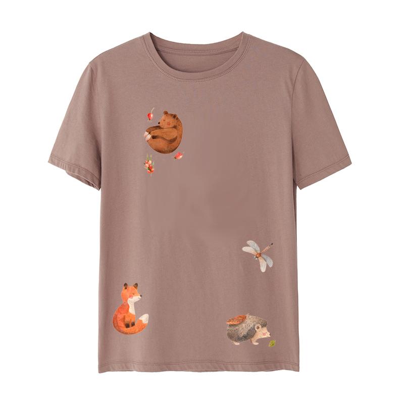 Boho Animals Custom Patch Clothes Stickers Patches T-Shirt Hoodies Diy Heat Press Appliqued Stickers On Clothes Heat-Adhesive