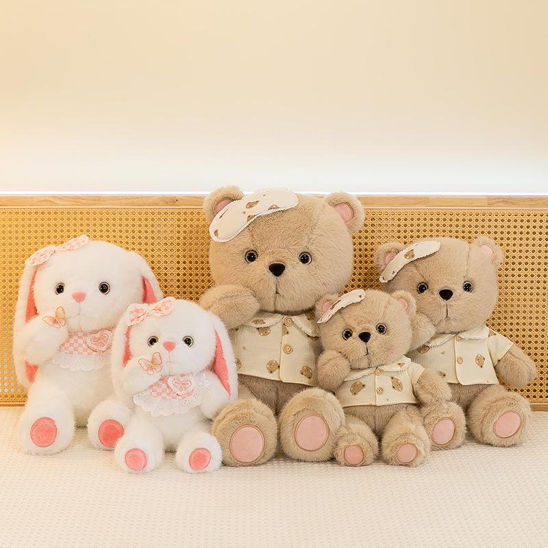 

Cute Lop-eared Rabbit Plush Pillow - Soothing Sleep Companion for Kids 40cm (0.39kg)