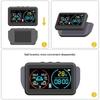 Smart Solar Power TPMS Car Tire Pressure Monitoring System Alarm Tyre Air Pressure Meter Gauge Temperature Warning 4 Sensors