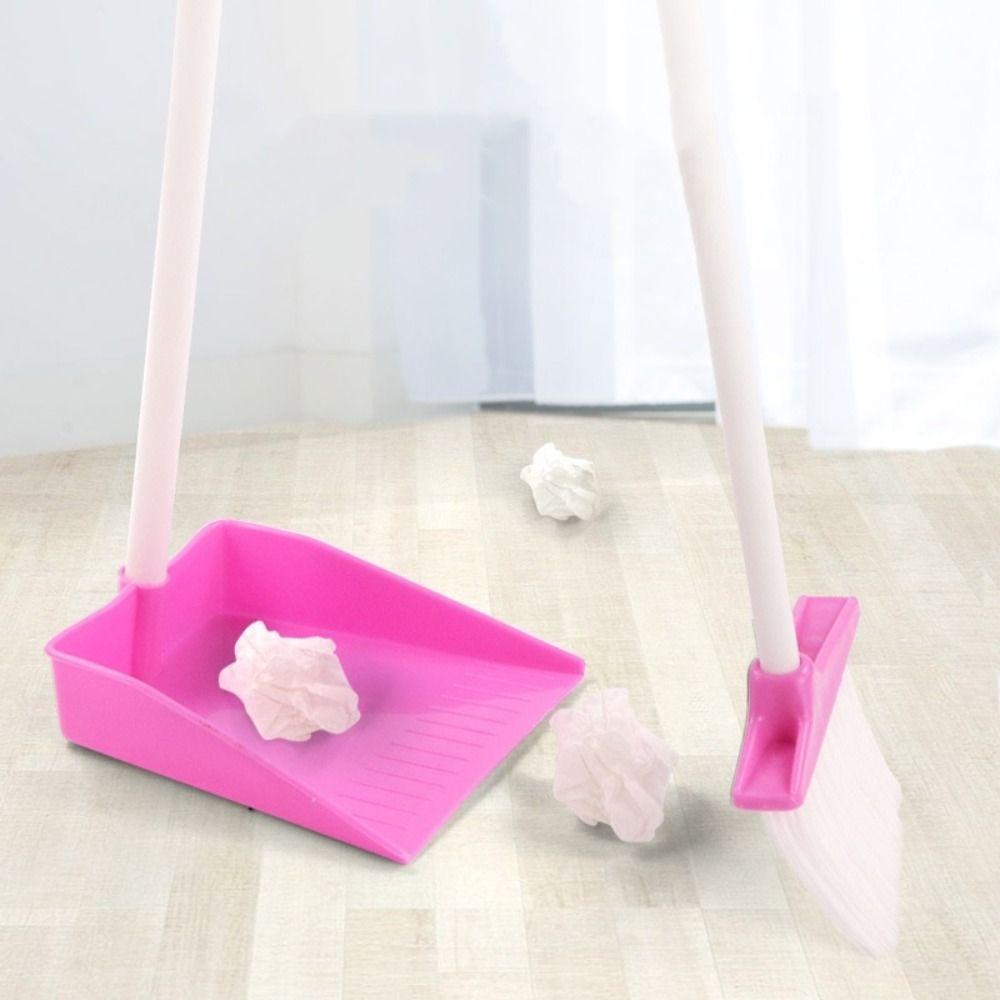 Role Playing Children Cleaning Kit Broom Brush Housekeeping Playset  Housework Supplies