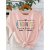 „FREUNDLICHKEIT ist kostenlos“ Bunte und süße Charity-Drucke T-Shirt Elegante Vintage-Damenkleidung, ein Geschenk für die Schulanfangszeit Schön
