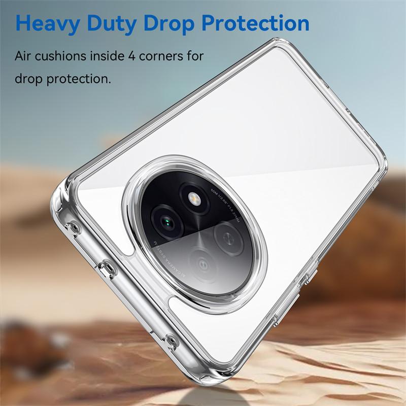 For OPPO A5 Pro Case For OPPO A5 Pro Cover Funda Shockproof Clear PC + TPU Silicone Protector Phone Back Cover For OPPO A5 Pro