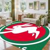 South Sydney Rabbitohs Design Crystal Velvet Rug Soft Decorative Mat for Bedroom Entrance