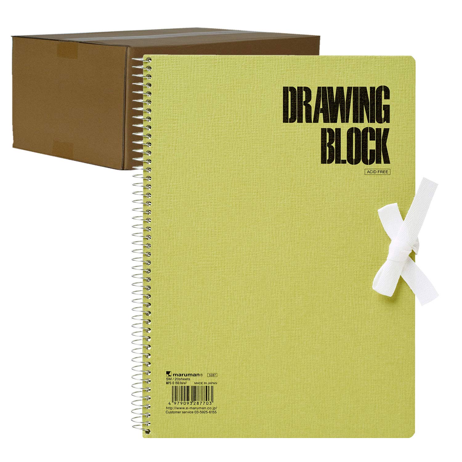 

Альбом для эскизов Maruman SM Серия Olive Бумага для рисования Плотная 20 листов S287X80 80 штук белый