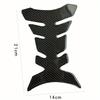 Adesivo Protettivo Universale per Serbatoio Moto 3D in Fibra di Carbonio e Gel per Suzuki Honda Yamaha, Decalcomania in Gomma Impermeabile e Resistente