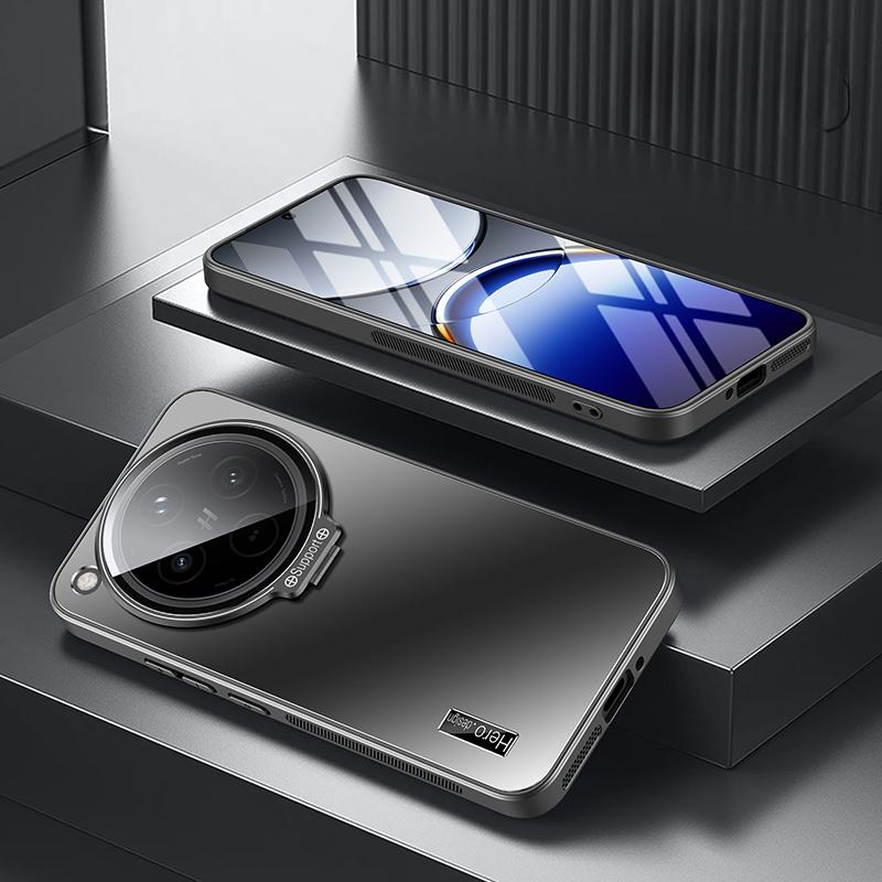 Metal Camera Lens Holder Case for OPPO Find X8 Pro X7 Ultra X6Pro Shockproof Matte  Invisible Stand Back Cover Invisible Bracket Shell