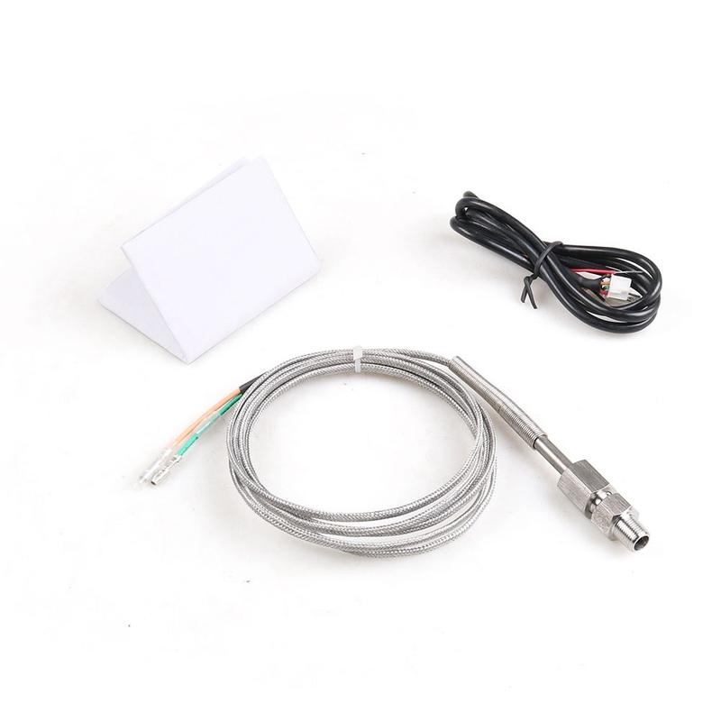 T-Top-Rated-2 Inch 52Mm Exhaust Gas Temp Gauge Digital Exhaust Temperature EGT EXT Gauge Blue Led Car Gauge Car Meter With Senso