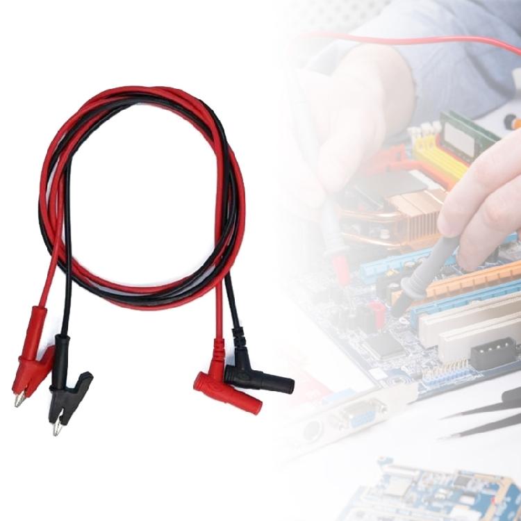 Flexible PVC Wire Banana Plug To Alligators Clip Test Lead for Researcher