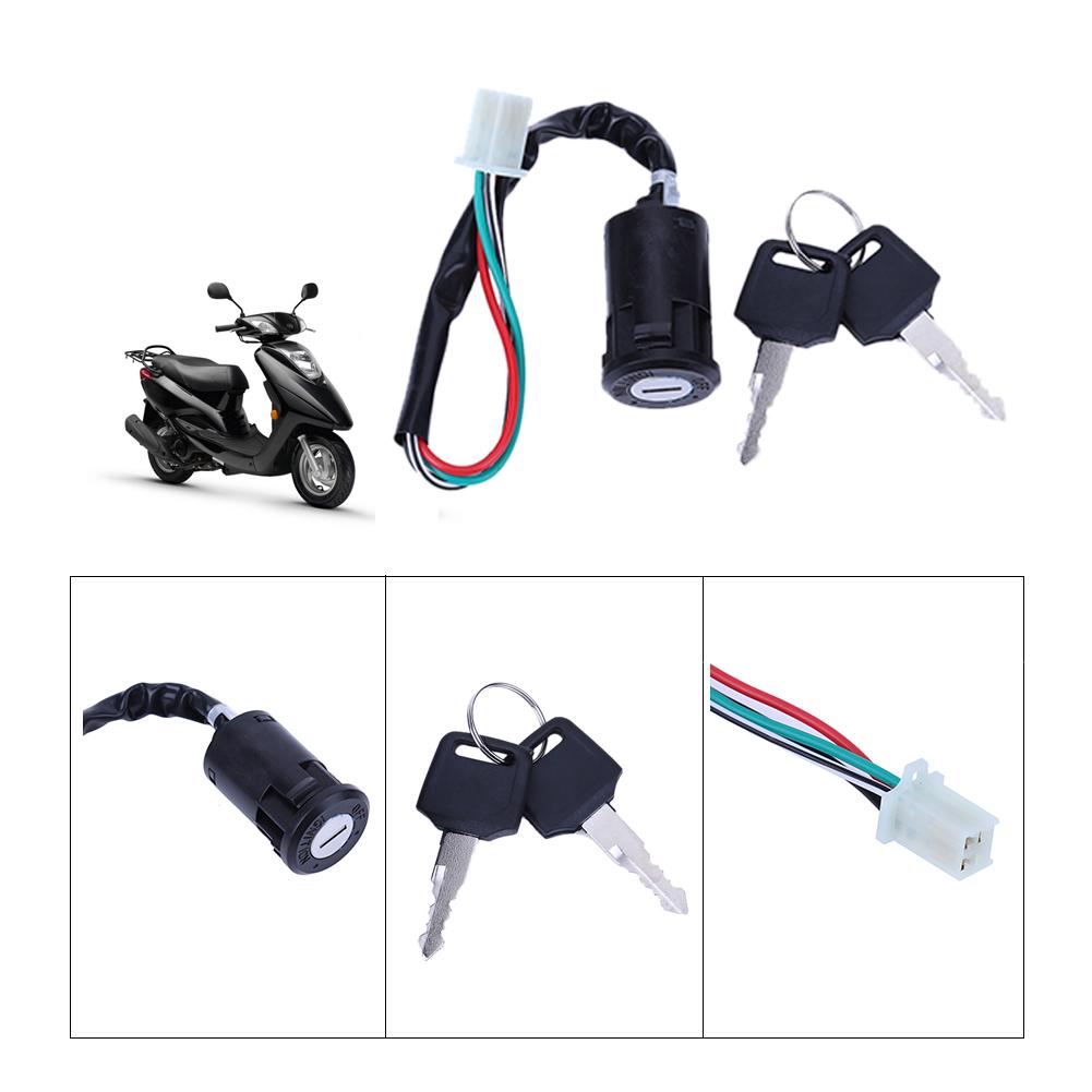 Klíč na motocykl ATV 50 70 90 110 125 150 200 CC Spínač zapalování