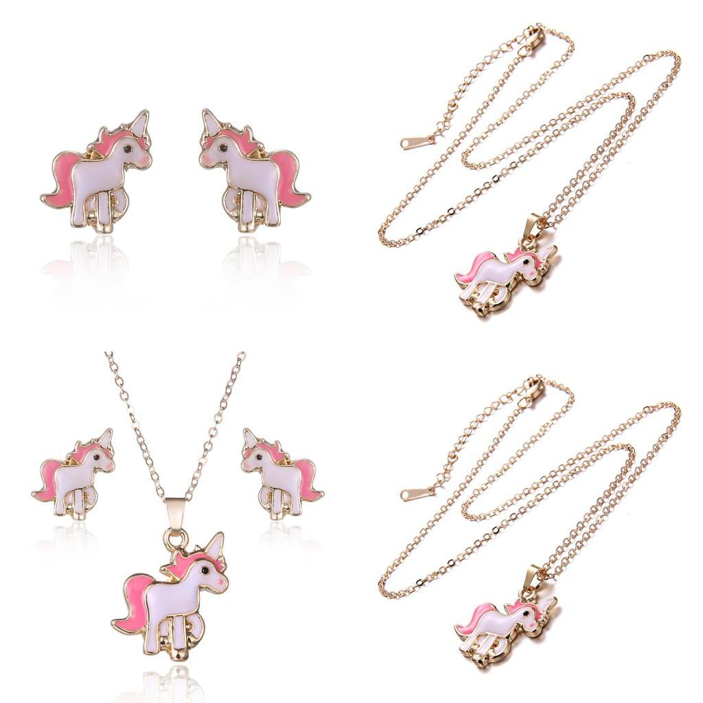 Cute Animal Necklace Set European And American Hot Selling Alloy Jewelry Set