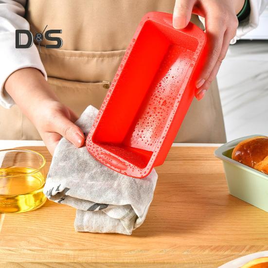 1/4Pcs Silicone Bread Loaf Pan Non-Stick Baking Pans for Homemade Bread Cakes Brownies Easy Release Toast Mold Kitchen Tool